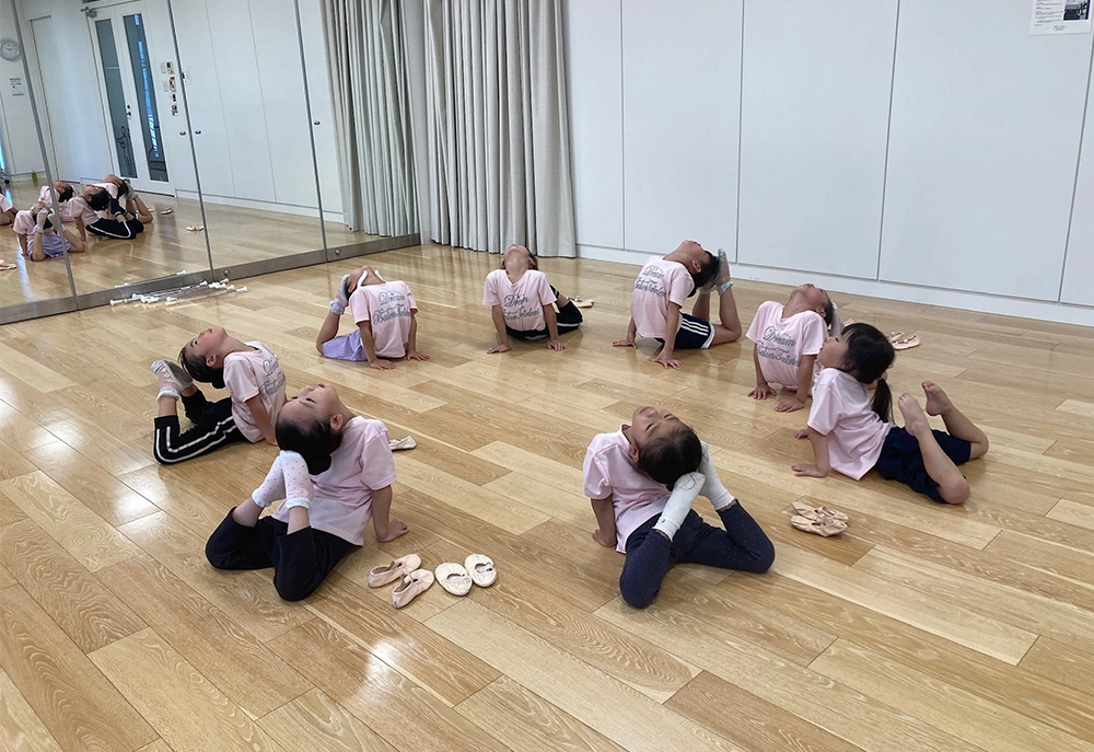 Dream Baton Twirlersでのレッスン風景